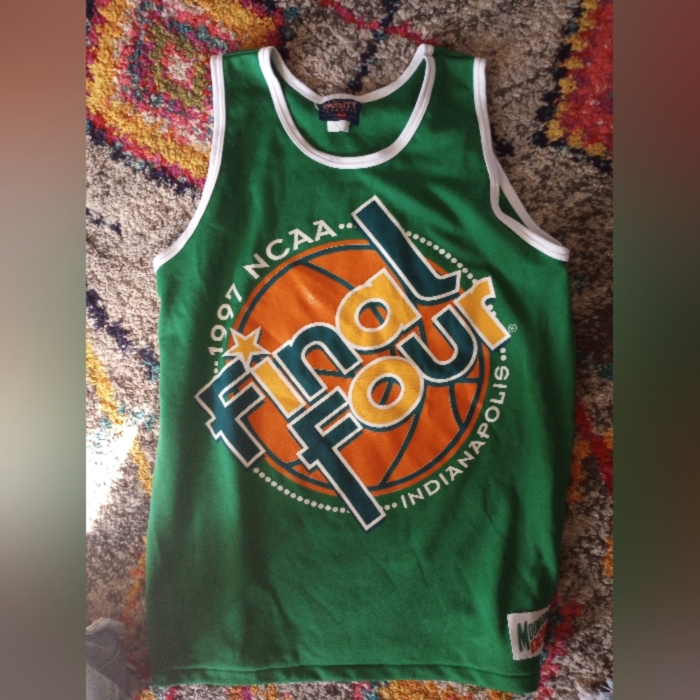 1997 NCAA FINAL FOUR INDIANAPOLIS and Mountain Dew jersey XL